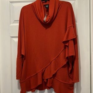 Grace Elements Orange/rust color sweater size L